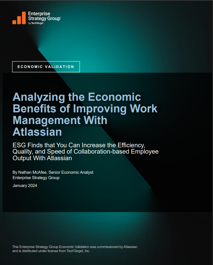 Economic Benefits of Work management with Atlassian