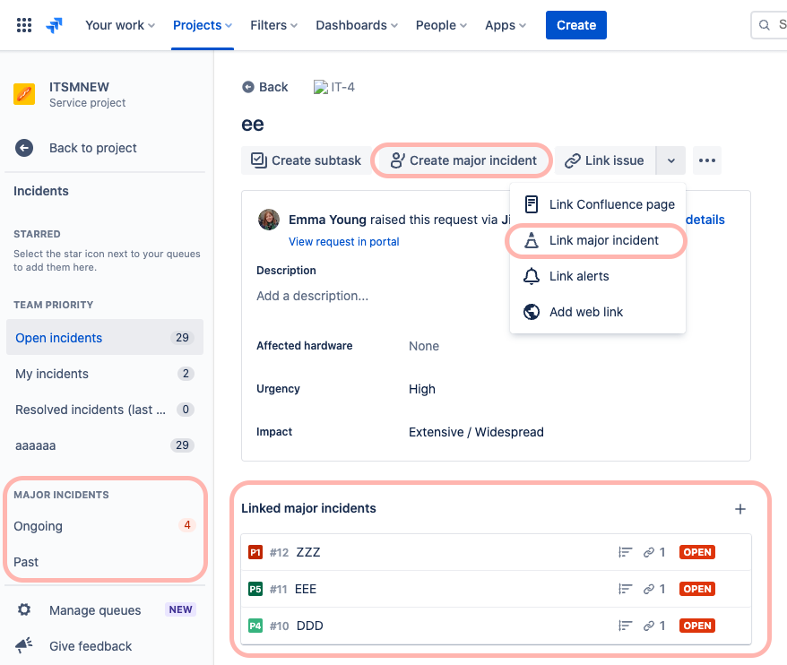 Jira Service Management for quick responses to service requests