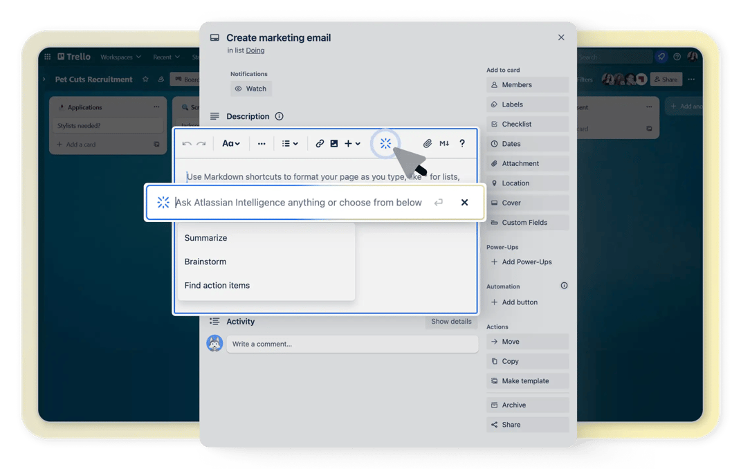 Atlassian Intelligence-Trello