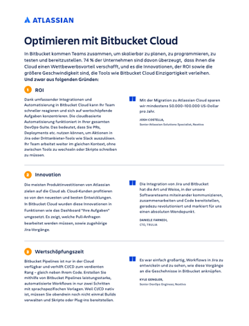 Optimieren mit Bitbucket Cloud