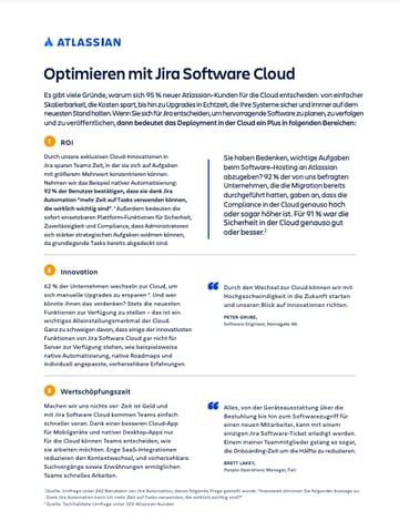 Optimieren mit Jira Service Management Cloud