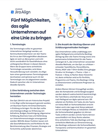 Fünf Möglichkeiten, das agile Unternehmen auszurichten