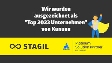 STAGIL wird von Kununu als Top 2023 Unternehmen ausgezeichnet