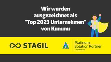 STAGIL wird von Kununu als Top 2023 Unternehmen ausgezeichnet