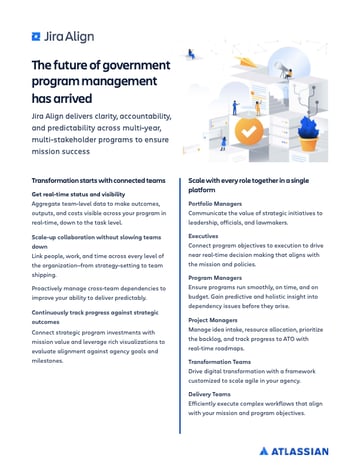 The future of government program management