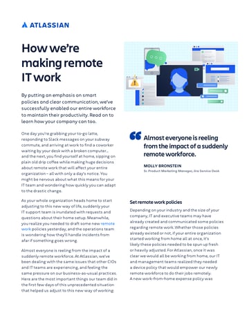 How we’re making remote IT work