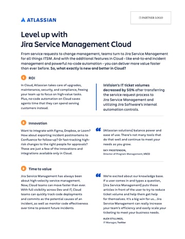 Level up with Jira Service Management Cloud