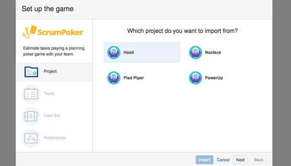 Pick a project