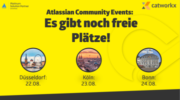 Spontan freie Plätze für Atlassian Community Events in Rheinland!