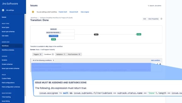 process alignment within Jira workflows