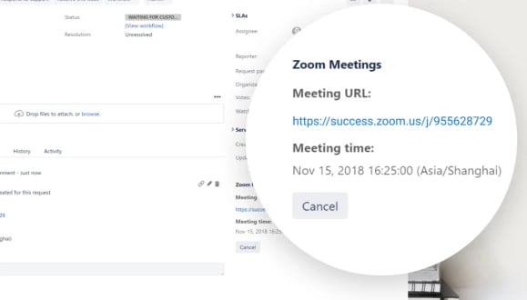 Options to join Zoom conference